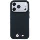 3. BMW M Quadrille Kevlar Metal Logo MagSafe Case for iPhone 17 Pro / 18 Pro - Navy Blue