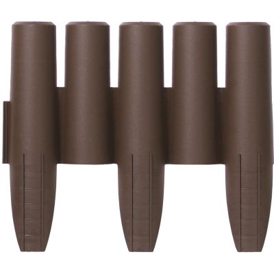 35. GARDEN PALISADE LAWN EDGE 270CM IPAL 5 BROWN