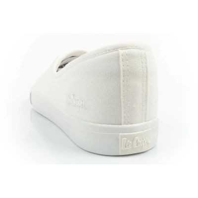 5. Lee Cooper shoes women's sneakers sporty white slip-on ballet flats