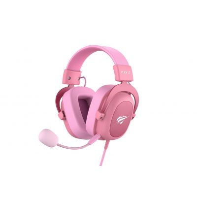 2. Havit H2002d Gaming Headphones (Pink)