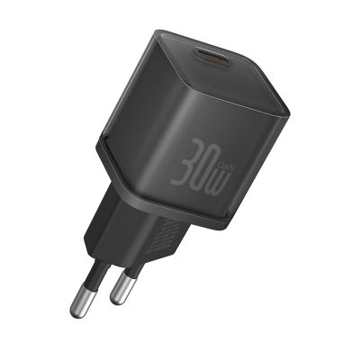 Baseus GaN5S 30W EU USB-C Wall Charger - Black