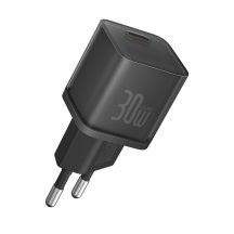 Baseus GaN5S 30W EU USB-C Wall Charger - Black
