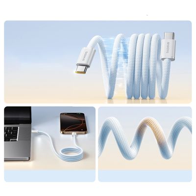 5. Baseus Dynamic 4 Pro 100W USB-C - USB-C Cable 1m - Blue