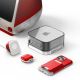 12. Spigen Spigen Classic C1 Stand for Apple Watch - Red