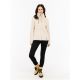 Women’s full-zip fleece jacket PROTEST RIRI white