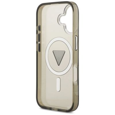 7. Guess IML Gradient Triangle Logo MagSafe case for iPhone 17 - olive