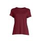 CASALL Soft Texture Tee evening red