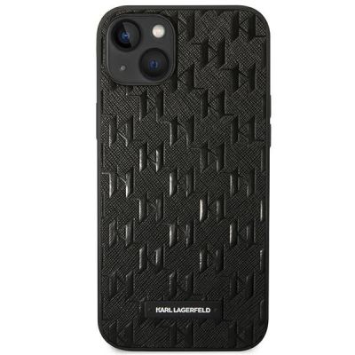 3. Karl Lagerfeld KLHCP14MSAKLHPK iPhone 14 Plus 6.7 "hardcase black / black Saffiano Mono Metal Logo