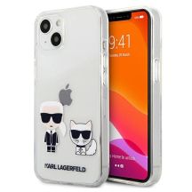 Karl Lagerfeld Transparent Karl & Choupette Case for iPhone 13 mini - transparent