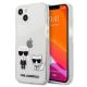 Karl Lagerfeld Transparent Karl & Choupette Case for iPhone 13 mini - transparent