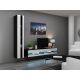 3. TV cabinet VIGO NEW '140' 30/140/40 black/white flat
