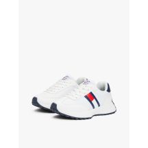 Tommy Hilfiger women's FLAG LOW CUT LACE-UP SNEAKERS T3X9-33877-1695X336-X336 WHITE/BLUE