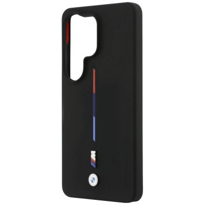 6. BMW M Silicone Tricolor Line MagSafe Case for Samsung Galaxy S26 Ultra - Black