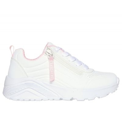 7. Skechers Uno Lite - Easy Zip Jr 310387L WHT shoes