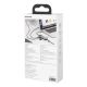 6. Baseus Metal Gleam 8in1 USB-C Hub - USB-C PD 100W 1x HDMI 4K 30Hz 1x SD and microSD card reader 3x USB-A 3.2 1xRJ45 - gray