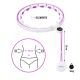 14. HHM17 HULA HOP WHITE/VIOLET WITH MAGNETS AND WEIGHT + HMS COUNTER