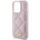 6. Guess Quilted Metal Logo case for iPhone 15 Pro Max - pink