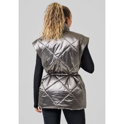 8. CASALL Mellow Wrap Quilt Vest Gray