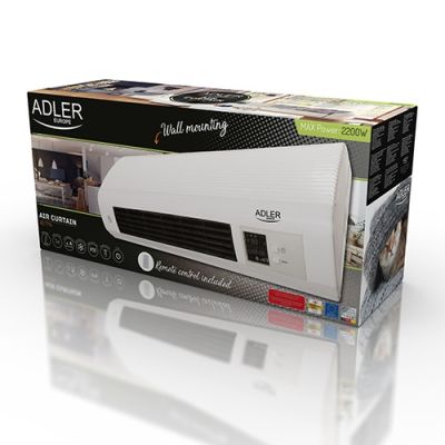 5. Adler AD 7714 fan heater (2000W; white)