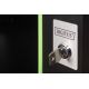 9. Digitus Unique 19" 7U wall-mounted network cabinet, 600x450, glass door, black, undivided, assembled, 100kg