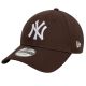 New Era League Essential 9FORTY New York Yankees Cap 60471458 Brown OSFM