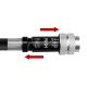 4. Rockbros SMART-B 150 PSI Mini Bicycle Pump for Presta and Schrader Valves - Black