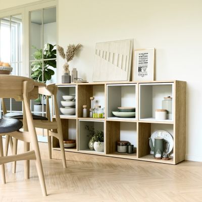 2. MALAX 2X4 SONOMA SHELVING