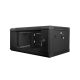 2. Lanberg WF01-6404-10B single-section cabinet (4U; 280mm / 600mm / 450mm; wall-mounted; Glass; 19''; black)