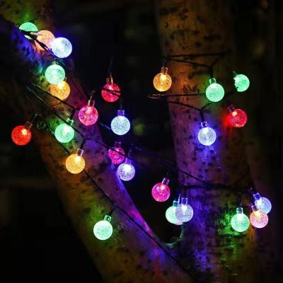 6. SOLAR GARDEN LAMP GARLAND SOLAR CHAIN 4.9M 40LED MULTICOLOR