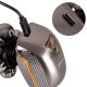 13. ELDOM G61 5W 7-BLADE SHAVING RAZOR, 60 MIN. RUN TIME + TRIMMER + HAIRDRYER ATTACHMENTS IPX6