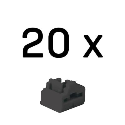 4. Lindy 47892 Port Blocker RJ-45 Port Blocker Black Acrylonitrile Butadiene Styrene (ABS) 20 pcs.