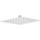 Steel shower head - 250x250 mm