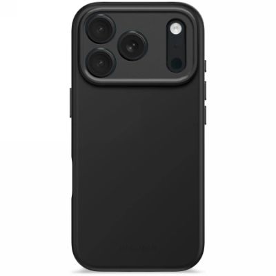 Decoded AntiMicrobial Silicone Backcover MagSafe case for iPhone 17 Pro - black