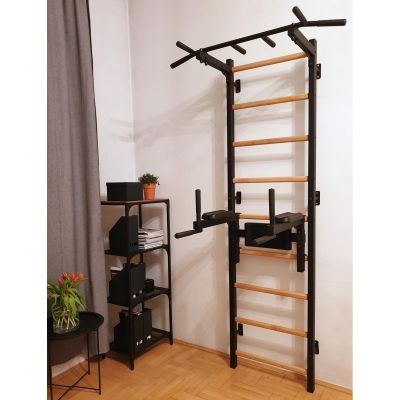 46. GYMNASTIC LADDER WITH A HAND BAR AND A HANDRAIL FOR EXERCISES BENCHK 722B