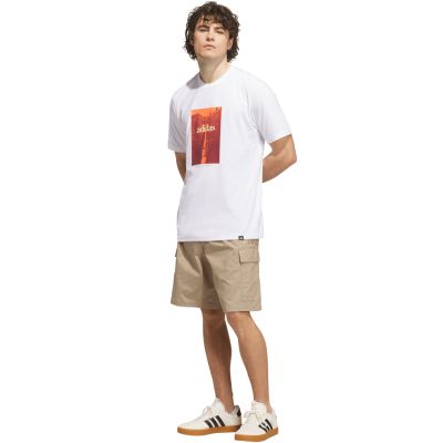 6. Men's adidas Waterfall Graphic T-shirt white KH0398
