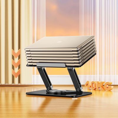 10. Wozinsky WRS-CPY84SB 360 Aluminum Laptop and Tablet Stand + Free Smartphone Stand - Black