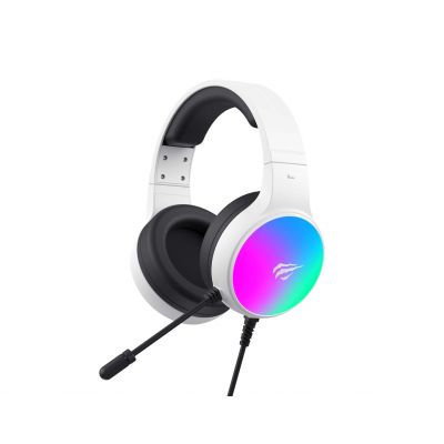 Havit H2043U Gaming Headphones (Black and White)