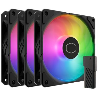 2. Cooler Master SickleFlow Edge 120 ARGB 3-Pack Fan Kit Computer Case Fan 12 cm Black 1 pc.