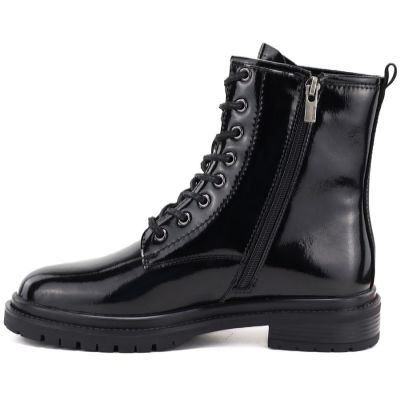 3. Women's leather ankle boots, patent leather, black Big Star UU274613