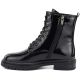 3. Women's leather ankle boots, patent leather, black Big Star UU274613