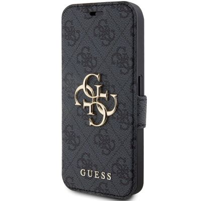 2. Guess 4G Metal Logo case for iPhone 15 Pro - gray