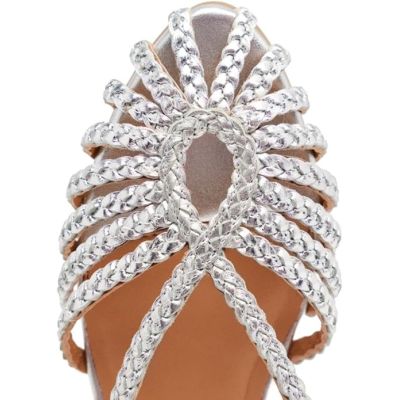 4. Gioseppo HINGHAM Silver Women's Shoes (75440-P-Silver)