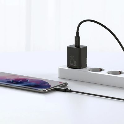 11. Baseus Super Si 1C fast charger USB Type C 25W Power Delivery Quick Charge black (CCSP020101)