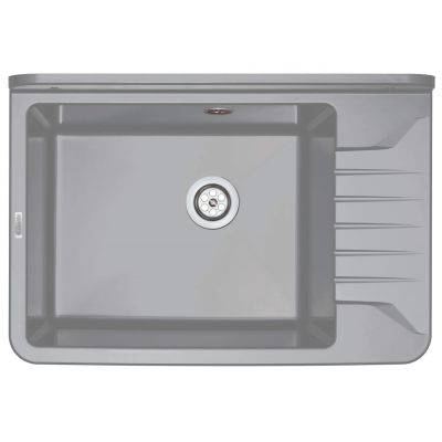 Single-bowl kitchen sink - wall-mounted Deante ZYT 311A