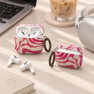 9. Lamano Tech-Protect Case for AirPods Pro 3 - Pink and Beige