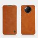 9. Nillkin Qin leather holster case for Xiaomi Redmi Note 9T 5G brown