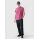 4. Men's regular plain T-shirt 4F 4FRAW24TTSHM2602-60S