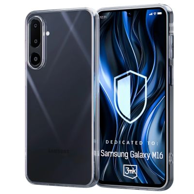 10. 3mk Clear Case for Samsung Galaxy M16 5G - transparent