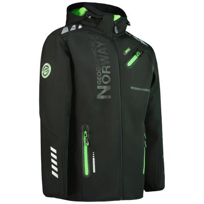 6. Men’s softshell jacket Geographical Norway ROYAUTE MEN ASS A BS2 056 (WT1804H/GN-BLACK / GREEN)