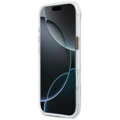 5. Karl Lagerfeld IML Choupettes Karl Script Logo MagSafe iPhone Air Case - Clear